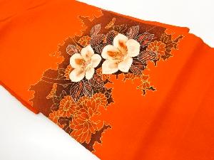 作家物 塩瀬金彩花々模様名古屋帯